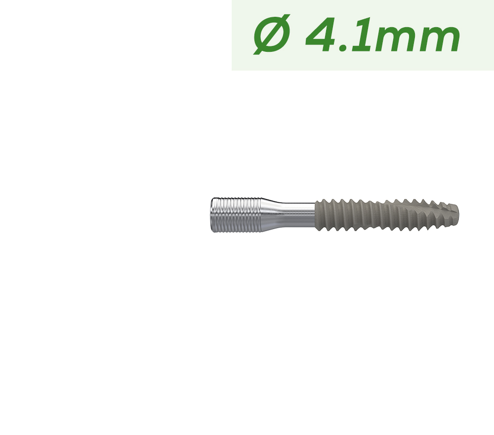 ICX-ZYGOMA Implantat, grün Ø 4.1 rund