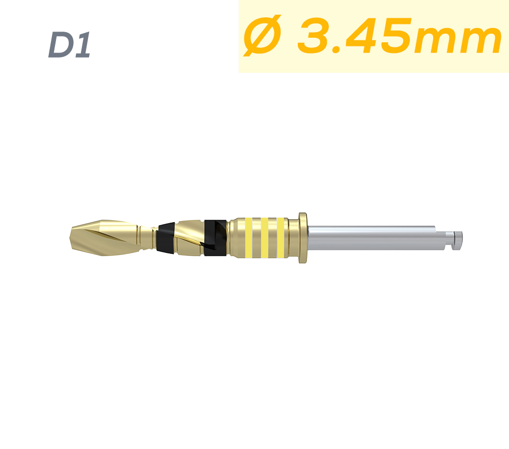 ICX-ALL-IN-ONE BOHRER, Ø 3,45mm D1