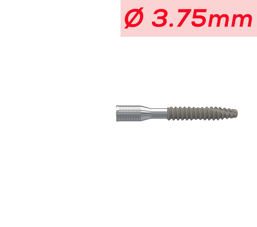 ICX-ZYGOMA Implantat, rot Ø 3.75 rund