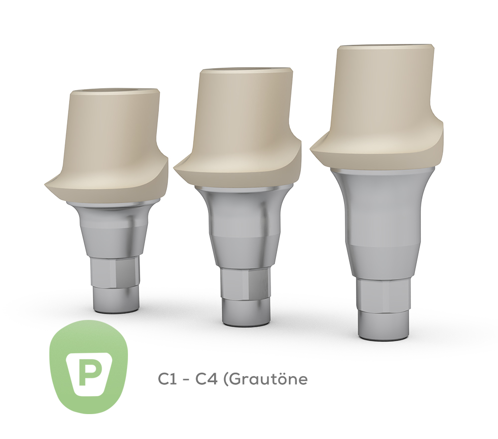 ICX Zero Bone Loss CerICX Abutment, Prämolar, C