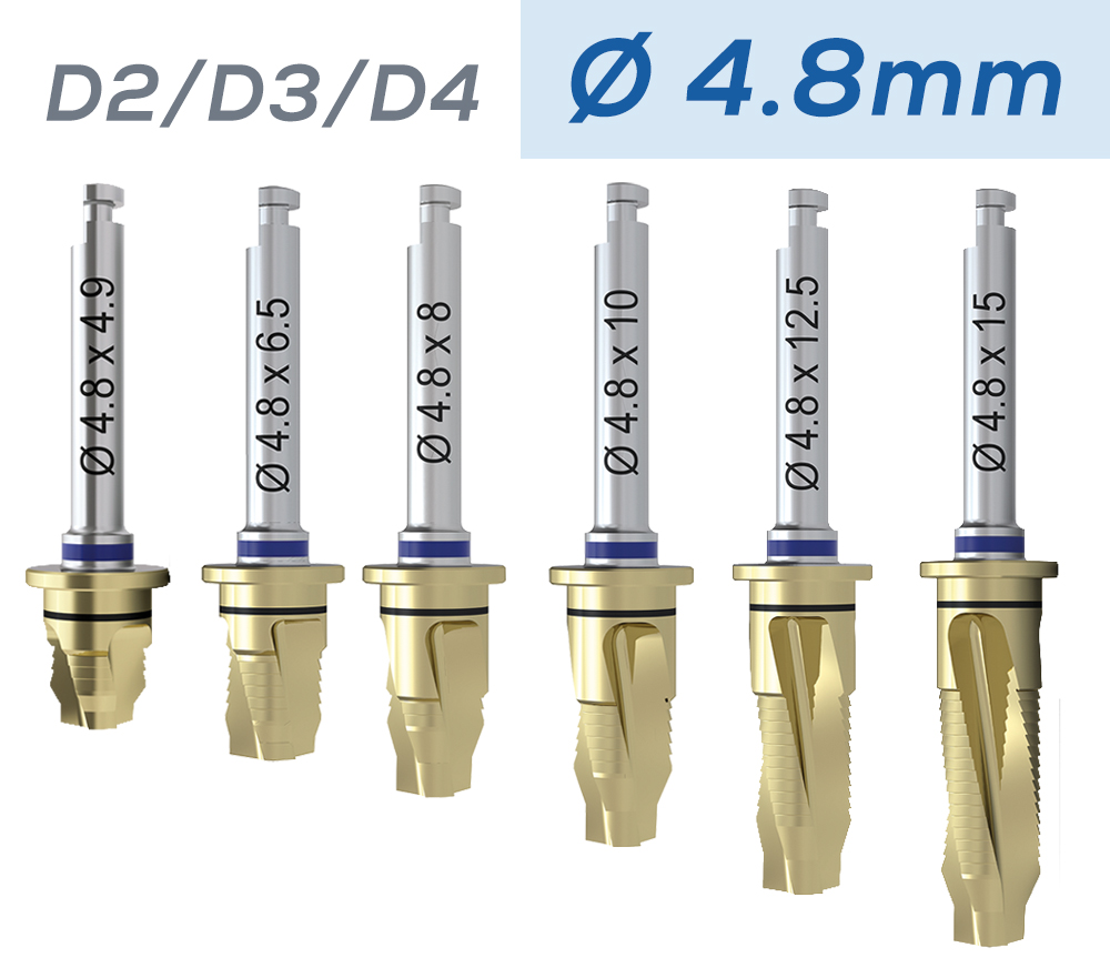 ICX-ALL-IN-ONE BOHRER, Ø 4,8mm D2/D3/D4