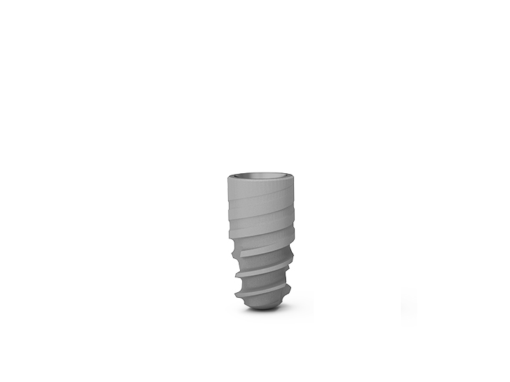 ICX–ACTIVE-MASTER SINGLE Implantat, rot Ø 3,75
