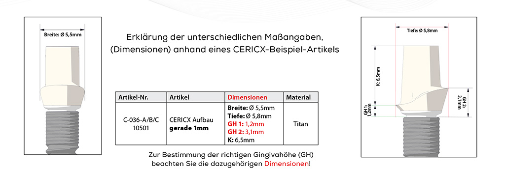 CERICX-Aufbau gerade, dunkel