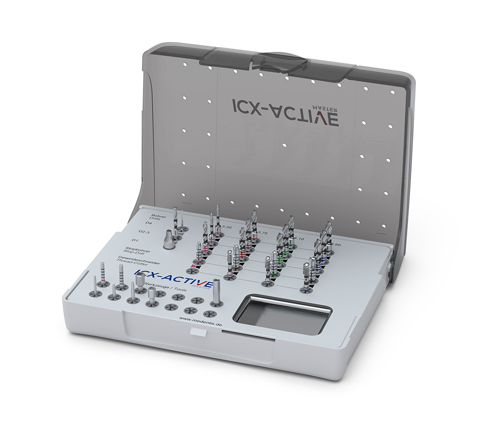 ICX-ACTIVE-MASTER-Chirurgiebox, gefüllt