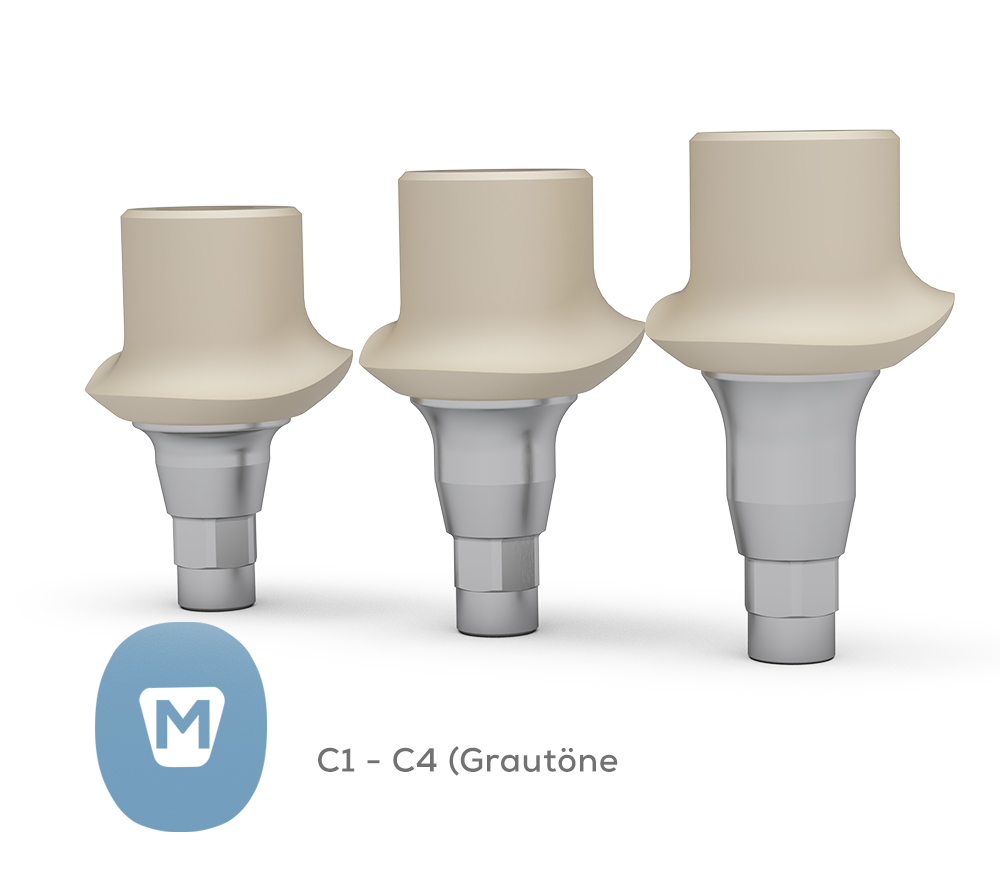 ICX Zero Bone Loss CerICX Abutment, Molar, C